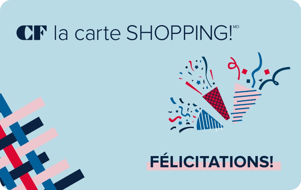 CF la carte Félecitations